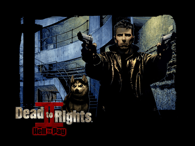Dead to Rights II title screen for Xbox